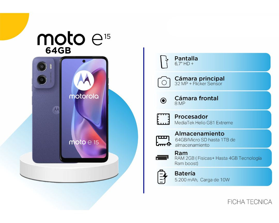MOTOROLA moto e15