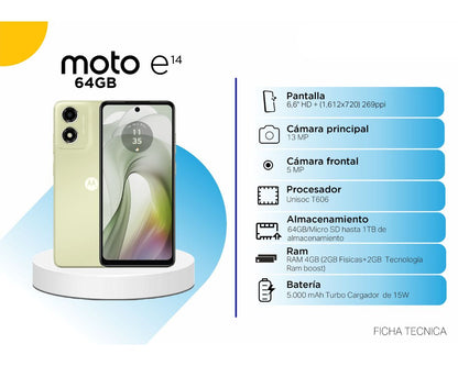 MOTOROLA moto e14