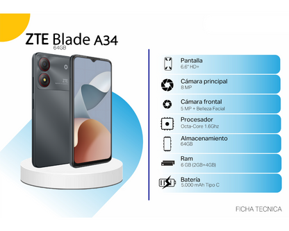 ZTE Blade A34