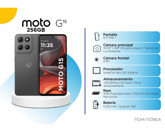 MOTOROLA moto G15