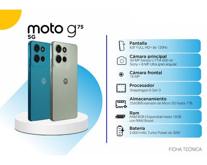 MOTOROLA moto g75  256 GB