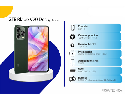 ZTE Blade V70 Design